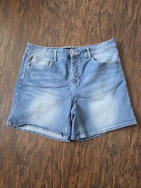 Women's Blue Denim Shorts